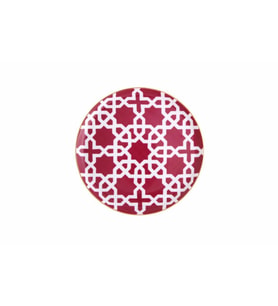 Porland Morocco Desen5 Fuşya Düz Tabak 20 cm 04A+P018861
