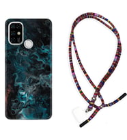 Casper E30 F20 X20 Kılıf Boyun Asklı Rasta Silikon Colorful Abstract 1384