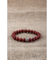 KIRMIZI JASPER DOĞAL TAŞ BİLEKLİK 8 MM