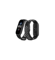 Xiaomi Mi Band 7 Spor Delikli Kordon - Siyah-gri