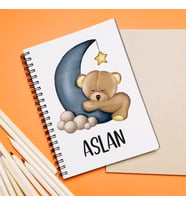 Hoş Geldin Bebek Tasarımlı Defter Kişiye Özel