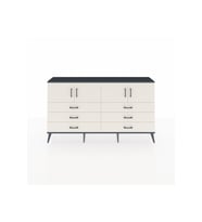 Arges Konsol 2 Raflı 6 Çekmeceli 4 Kapaklı 176x30x99 Antrasit-Aytaşı