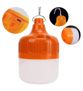 Ledx LN-OR50G 50 Watt TYPE-C Şarjlı Taşınabilir Asma Kancalı Kamp Çadır Lambası 6500K 1200mAh 3 Modlu ABS Malzeme