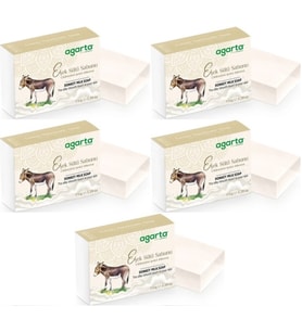 Agarta El Yapımı Doğal Sabun 150GR Eşek Sütü (5 Li Set)