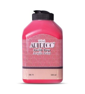 Artdeco 500Ml Ateş Kırrmızı Akrilik Boya 3015