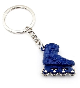 LACİVERT PATEN ROLLER SKATE DÖNER TEKERLİ METAL ANAHTARLIK KC001