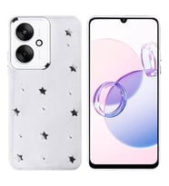 Coverzone Xiaomi Redmi 13C ile uyumlu K?l?f Airbag K�?eli 2mm Kamera �?k?nt? Korumal? Simli ?effaf Bask?l? Z-Kutup Kapak Y?ld?z