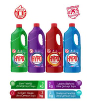 HYPER HYPO ULTRA ÇAMAŞIR SUYU 4 FARKLI KOKU 3 KG X 4 ADET
