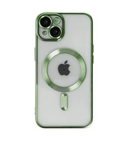 iPhone 14 Kılıf Kross Magneticsafe Kapak - Koyu Yeşil