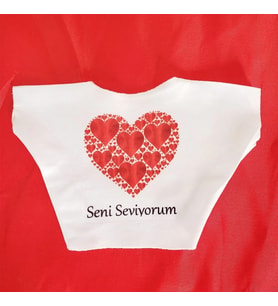 Mulvxkrg Krg02 Seni Seviyorum Baskılı Tişört (Mulvix)