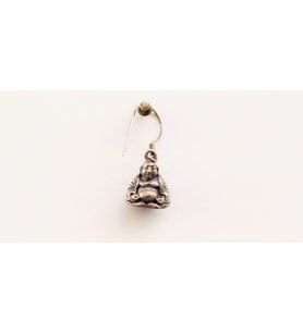 Fat Buddha Earrings Gümüş Küpe