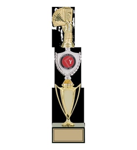 ODAK KUPA - Figürlü Kupalar - Briç Figürlü Kupalar FG-042 C - 41 cm