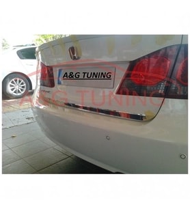 Honda Civic Krom Bagaj Alt Çıta Formlu  2006-2011 Paslanmaz Çelik