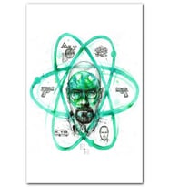 CakatabloBreaking Bad Walter White Atom Sembolü MDF Tablo
