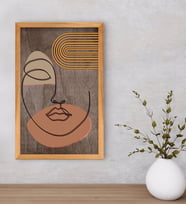BK Home Modern Art Dekoratif Retro Ahşap Tablo-11