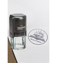 Kendinden Mürekkepli Kitap Kaşesi Mührü Kişiye Özel Kitap Mührü Kaşe Isim Yazılı Kitap Mührü ve Istampa Set R5814-07