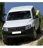 VW Amarok 2010-2016 Sol Dış Ayna Üst Kapağı Siyah 2H0857527B