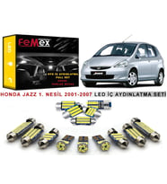 Honda Jazz 2001-2007 1. Nesil LED İç Aydınlatma Ampul Seti FEMEX Parlak Beyaz