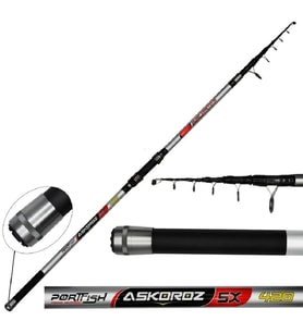 Portfish Askoroz SX Surf Carbon Kamışı UP - 250 gr 420 CM