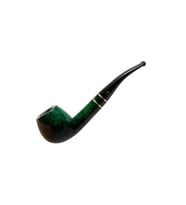 Yüksek Kaliteli 160 9mm. Filtreli Ebonit Saplı Pipo - Şık ve Dayanıklı