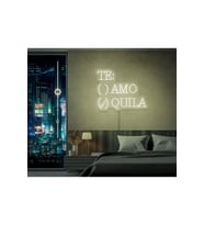 TE:AMO/QUILA Yazılı ve Şekilli Neon Tabela