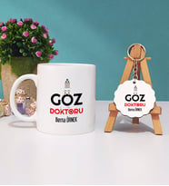 Göz Doktoru Kupa Bardak ve Anahtarlık