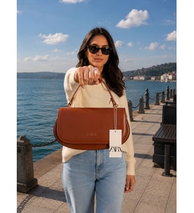 Pula Model Kadın Omuz Çantası - Kadın Kol Çantası - Kadın Çanta - Günlük Kadın Çantası - Hediye Çanta - Çapraz Askılı Kadın Çantası