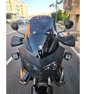 MOTOCAM Honda CBF 600 Ön Cam 2005-2013 Model 48cm Siyah Renkli 4mm