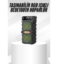 Northcity Çift Çıkışlı Güçlü Bataryalı Kablosuz Bluetooth Hoparlör - Yüksek Ses Kalitesi ve Uzun Çalma Süresi