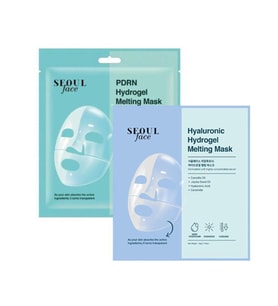 Dermal Pdrn Hydrojel Eriyen Maske Nemlendirici Şeffaf Jel Maske 34 gr. ve Hyalüronik Eriyen Maske 34 gr.