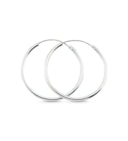 25mm Sade Halka Küpe