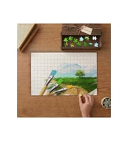 Boya Fırçaları - Resim Tasarımı 240 parça Ahşap Puzzle Ahşap Kutuda MP04119