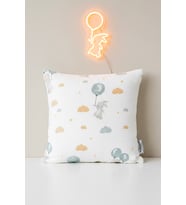 More Home Müslin Bebek yastık kılıfı  % 100 pamuklu tafşanlı bolonlu   35x44