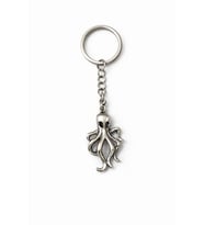 Deep Octo – Ahtapot Figürlü Gümüş Renk Unisex Metal Anahtarlık