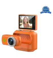 1080p Dijital Video Kamera (32gb) Kart Dijital Vlog Fotoğraf Makinesi Türkçe Turuncu