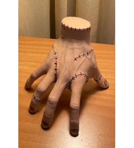 Wednesday El Hand Şey Biblo Büst 3d Baskı Aksiyon Figürü Hediyelik Kişiye Özel 15 cm