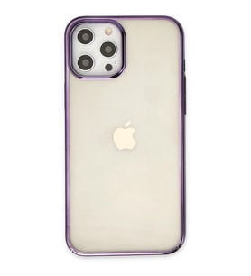 Pilelistore   iPhone 12 Pro Max Kılıf Element Silikon - Mor
