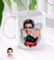 BK Gift Kişiye Özel İsimli Matrix Neo Karikatürlü Beyaz Kupa Bardak-1