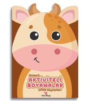 Stickerli Aktivite ve Boyamalar Çiftlik Hayvanları