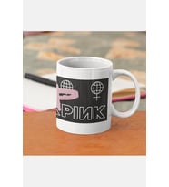 Black Pink Beyaz Kupa