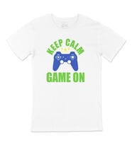 Mavi Keep Calm Game On Tişört