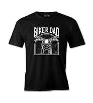 Biker Dad Siyah Erkek Tshirt