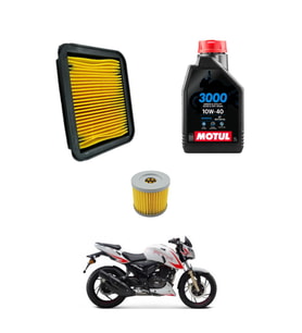 Tvs Apache Rtr 200 Motul Bakım Seti Hava Filtresi ve Yağ Filtresi Set