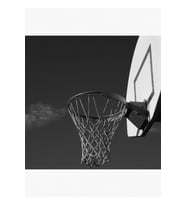 Basketbol Sahası Tablo Ahşap Poster Dekoratif