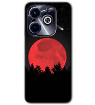 İnfinix Hot 40i Kılıf HD Desen Baskılı Kılıf - Kanlı Ay