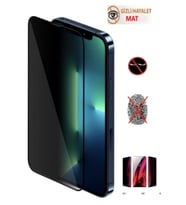Iphone 12 Mini Mat Hayalet Ekran Gizli Privacy Tam Kaplayan Kırılmaz Cam Seramik Nano Ekran Koruyucu