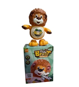 21 cm Sesli Işıklı Dans Eden Sevimli Aslan 3110 (Karışık)