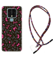 Tecno Camon 16 18P Pova Kılıf Boyun Asklı Rasta Silikon Barbie and Shoes 1413