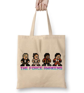 The Force Awakens 8 bits Bez Çanta Uzun Saplı