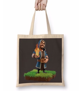 Clash of Clans O Mago 2 Bez Çanta Uzun Saplı